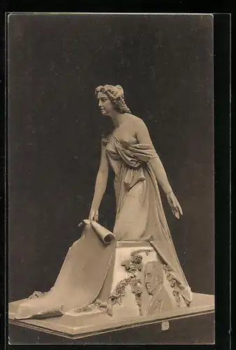 AK Museo Vela, Ligornetto-Monumento dei Frafelli Ciani, di V. Vela