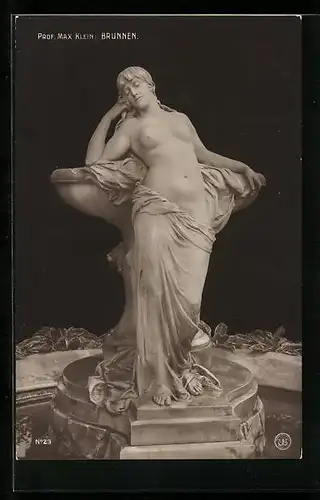 AK Plastik Brunnen von Prof. Max Klein