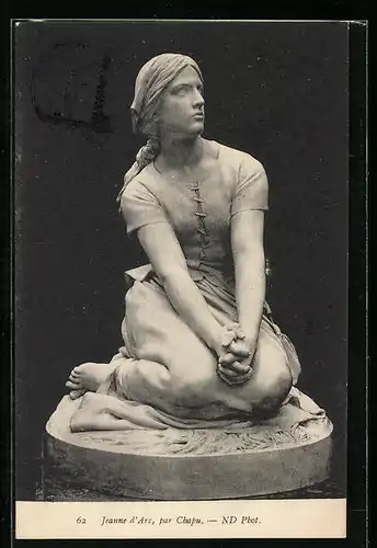 AK Skulptur Jeanne d`Arc, par Chapu