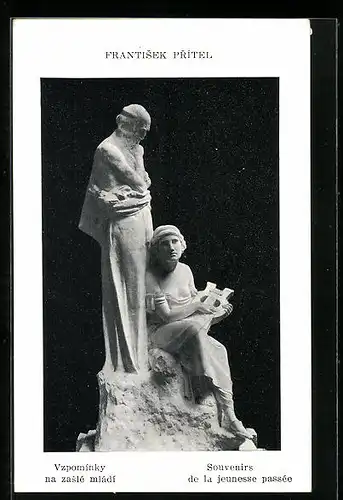 AK Kunstwerk Souvenirs de la jeunesse passèe von Frantisek Pritel