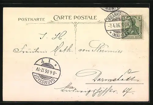 AK Niederländische Kinder auf einem Esel