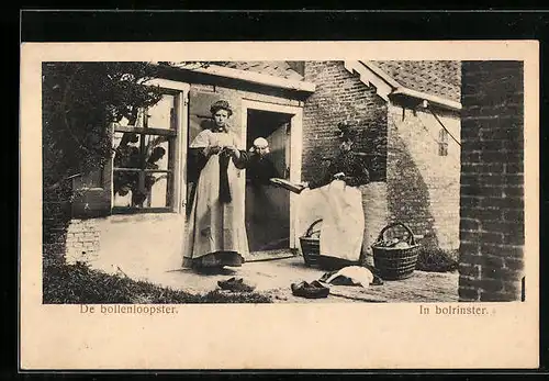 AK Debollenloopster-In bolrinster, niederländische Frauen bei der Arbeit