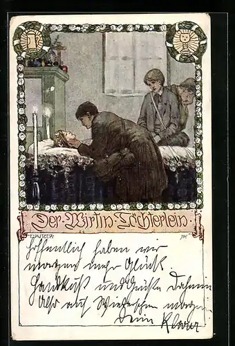 Künstler-AK Ernst Kutzer: Der Wirtin Töchterlein