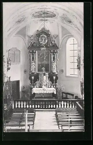 AK Langenneufnach, Inneres der Pfarrkirche