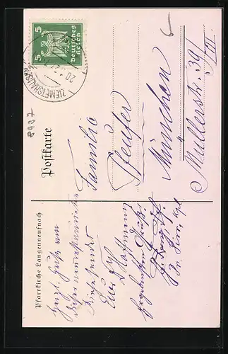 AK Langenneufnach, Inneres der Pfarrkirche