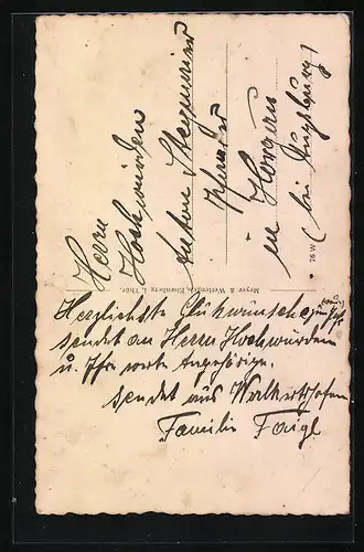 AK Walkertshofen / Schw., Kath. Pfarrkirche, Aussen- und Innenansicht