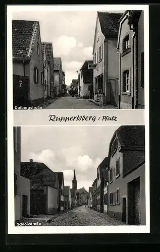 AK Ruppertsberg / Pfalz, Dalbergstrasse, Schlossstrasse