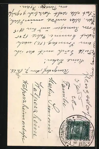 AK Rengsdorf, Anwohner stehen vor dem Haus