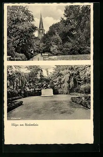 AK Vluyn am Niederrhein, Ev. Kirche, Ehrenmal