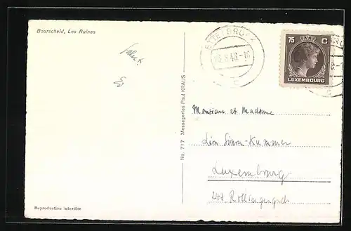 AK Bourscheid, les Ruines