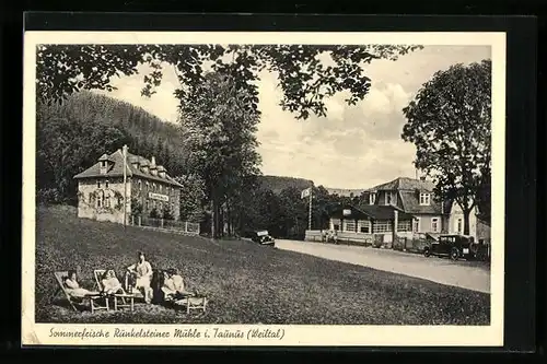 AK Usingen i. Taunus, Gasthaus Pension zur Runkelsteiner Mühle