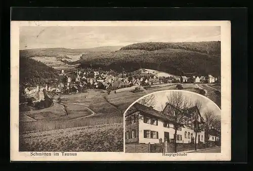 AK Schmitten im Taunus, Erholungsheim Schmitten, Hauptgebäude