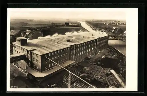 AK Bad Oeynhausen, Luftaufnahme Werk III vom Silo III aus gesehen, 1939 November