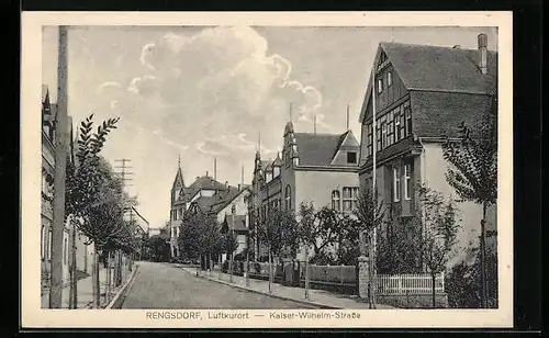 AK Rengsdorf, Ansicht Kaiser-Wilhelm-Strasse