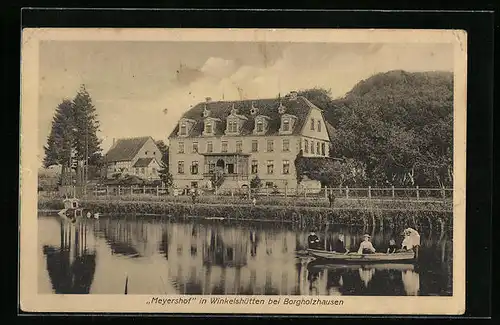 AK Winkelshütten bei Borgholzhausen, Gasthaus Meyershof