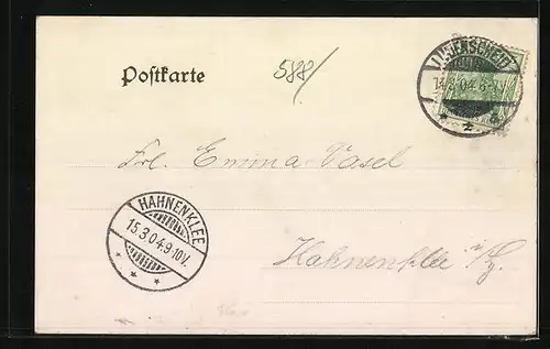 AK Lüdenscheid, Altenaer-Strasse m. d. Postamt