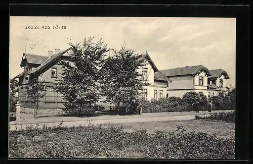 AK Löhne, Ortspartie mit Häusern