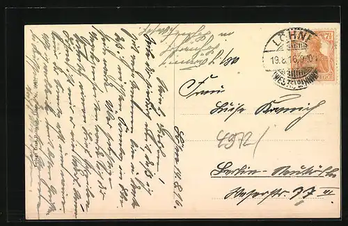 AK Löhne, Ortspartie mit Häusern