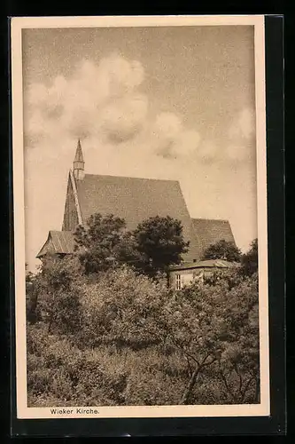 AK Wiek /Rügen, Wieker Kirche