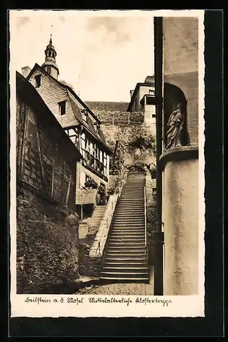 AK Beilstein a. d. Mosel, Mittelalterliche Klostertreppe