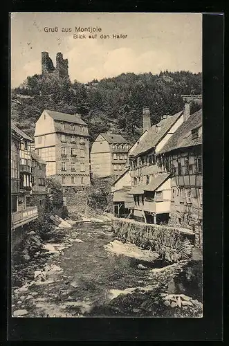 AK Montjoie, Blick auf den Haller