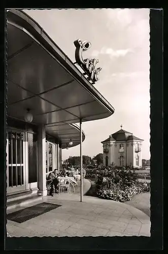 AK Rastatt /Baden, Pagodenburg mit Cafe