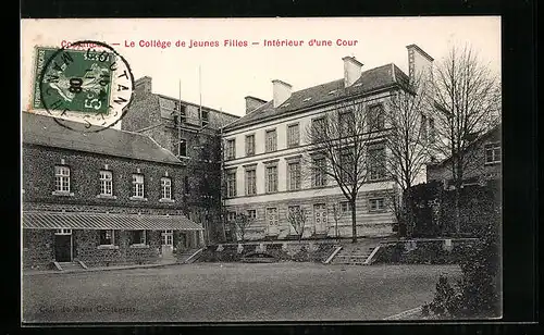 AK Coutances, Le College de jeunes Filles, Interieur d`une Cour