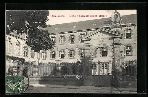 AK Coutances, L`Ecole normale d`Institutrices