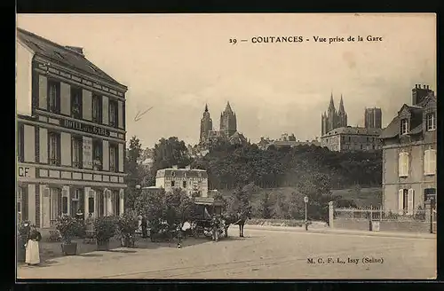 AK Coutances, Vue prise de la Gare