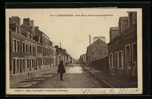 AK Cherbourg, Rue de la Paix-Equeurdreville