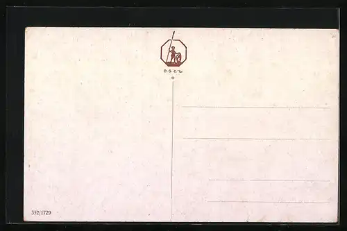 AK Korb mit Pfirsichen, Äpfeln und Pflaumen, Obst