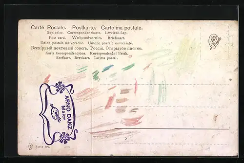 AK Äpfel an einem Zweig mit Blättern, Obst