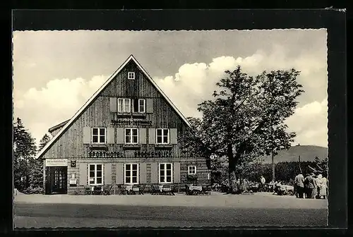 AK Braunlage, Hotel-Restaurant Cafe Hubertus von M. Hoffmann