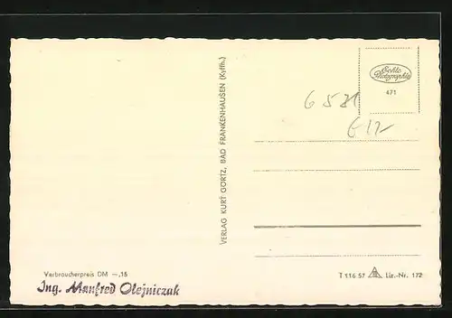 AK Weissenborn über Hermsdorf, Teilansicht