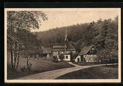 AK Eisenberg /Thür., Gasthof Froschmühle im Mühltal