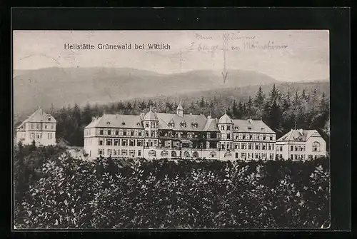 AK Grünewald bei Wittlich, Heilstätte Grünewald