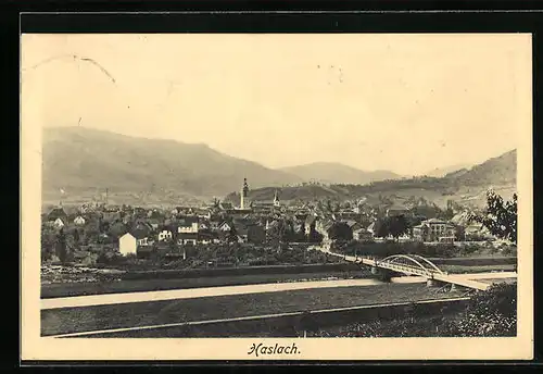 AK Haslach, Totalansicht aus der Vogelschau