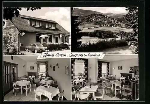 AK Eversberg im Sauerland, Gasthaus Hansa-Stuben, Inh. Fritz u. Anni Becker