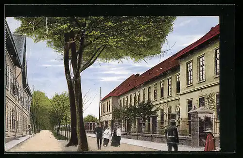 AK Losoncz, Strassenpartie mit Wohnhäusern