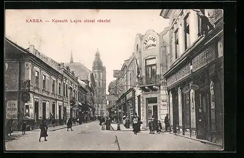 AK Kassa, Kossuth Lajos utczai reszlet