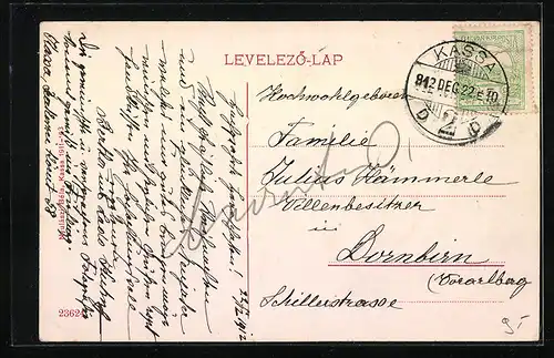 AK Kassa, Kossuth Lajos utczai reszlet