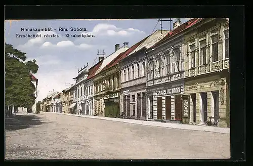 AK Rim. Sobota, Elisabethplatz