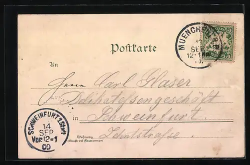 Lithographie München, Promenadeplatz