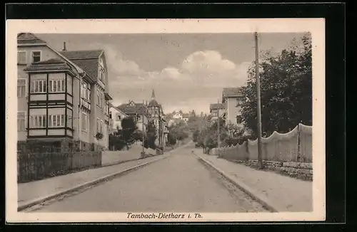 AK Tambach-Dietharz i. Th., Strassenpartie