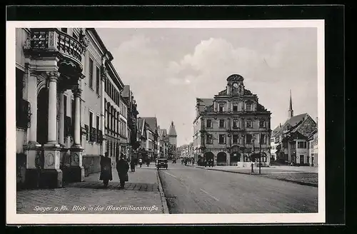 AK Speyer / Rh., Maximilianstrasse