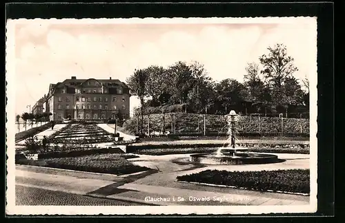 AK Glauchau / Sa., Oswald Seyfert Park