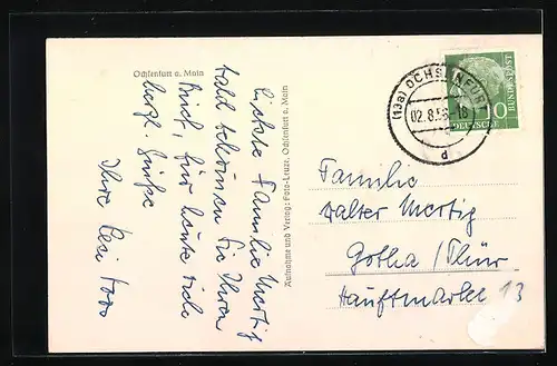 AK Ochsenfurt a. Main, Strassenpartie