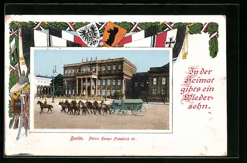 AK Berlin, Palais Kaiser Friedrich III.