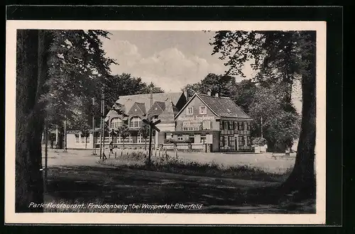 AK Wuppertal-Elberfeld, Park-Restaurant Freudenberg