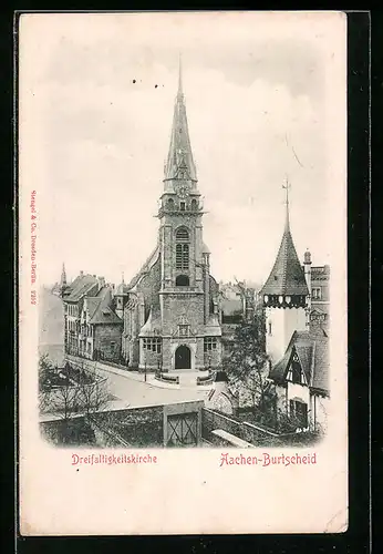 AK Aachen-Burtscheid, Dreifaltigkeitskirche